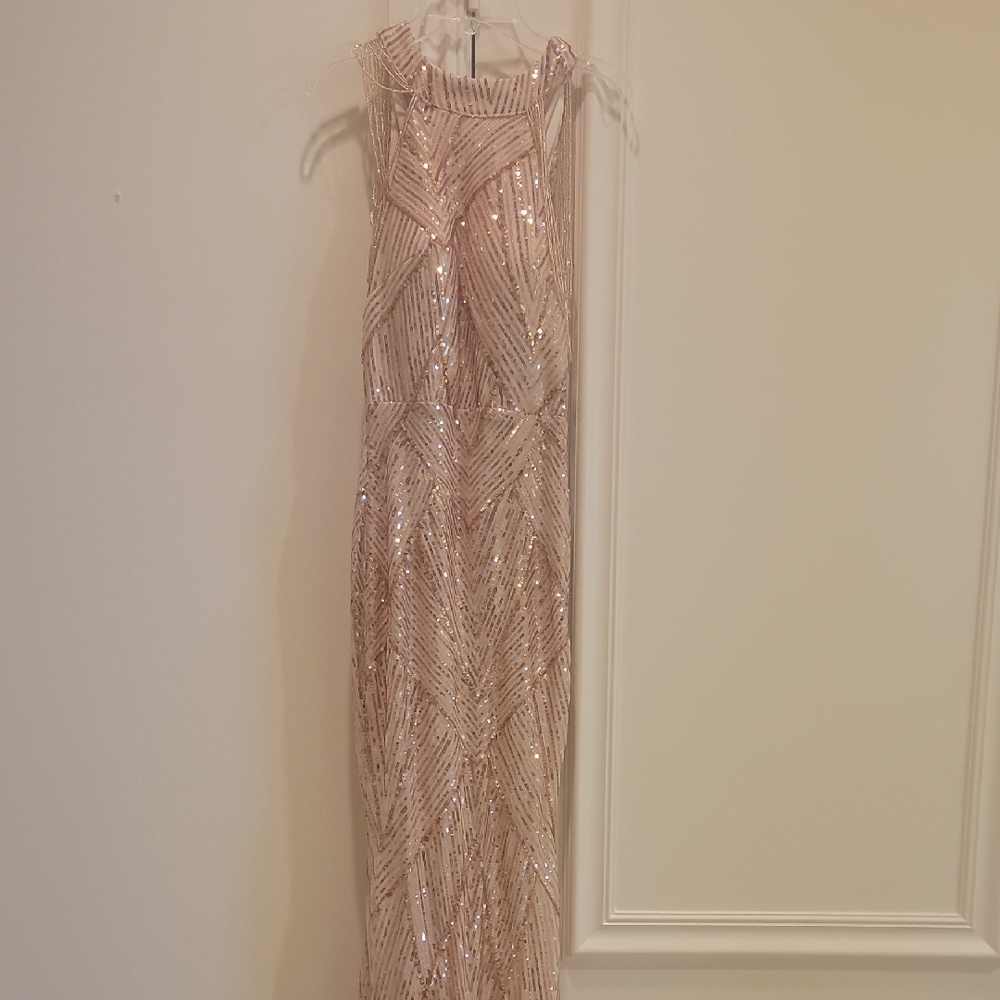 Sequin Sleeveless Gown